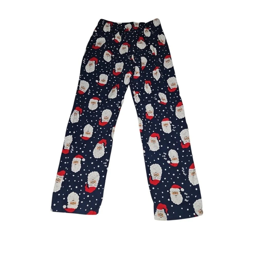 Old Navy Festive Santa Print‎ Pajama Size Medium